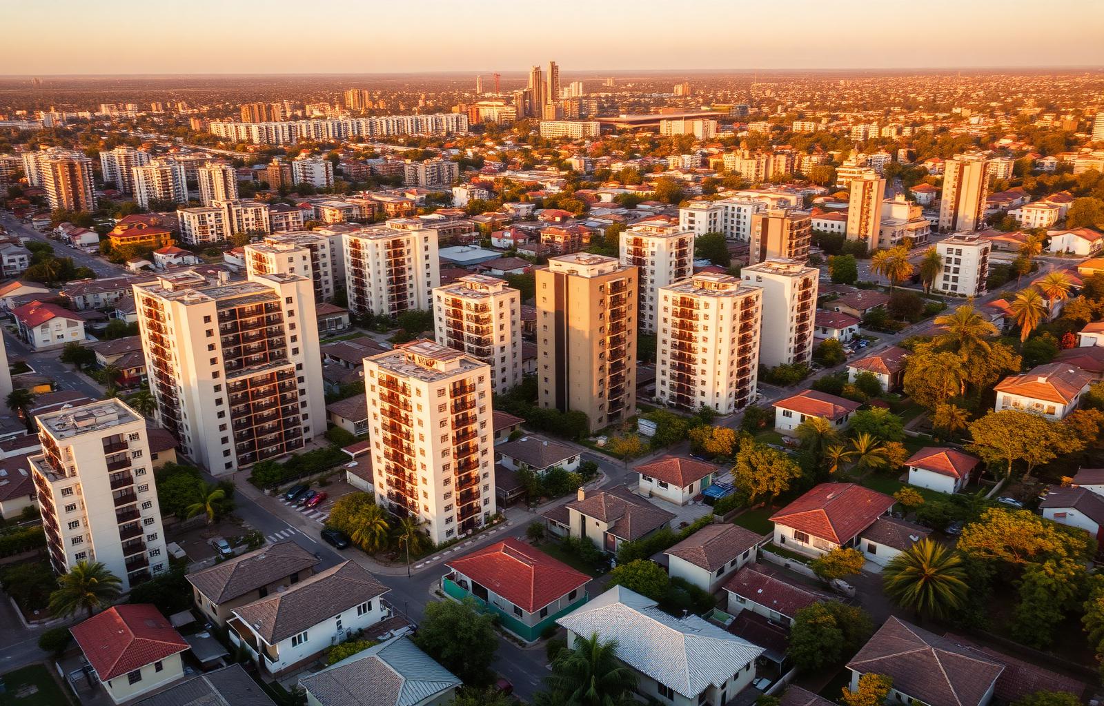 East African residential skyline